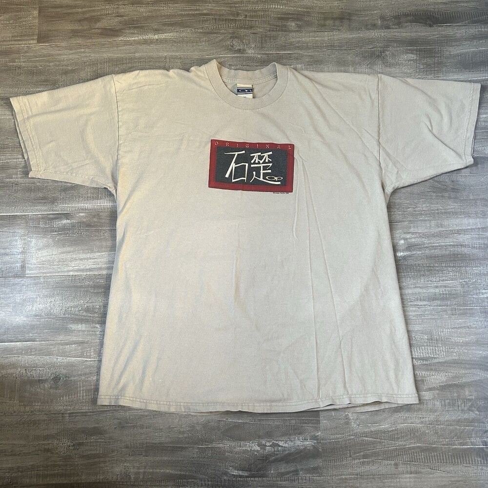 Vintage 90s OP Ocean Pacific T Shirt Men’s XL Kanji 1998 Surf Skate